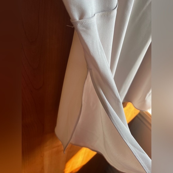 Peplum blouse with v-neck - Picture 2 of 6